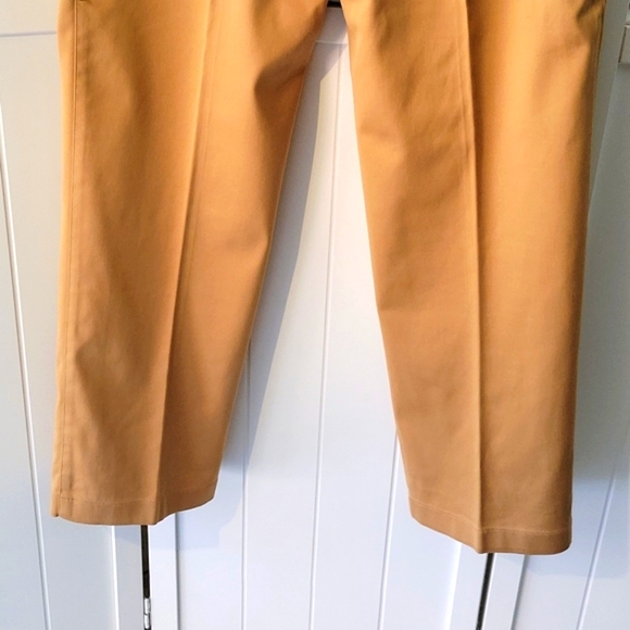 ST JOHN SPORTS BLACK LABEL SZ10 5 POCKETS  DARK GOLD PANTS WITH GOLD HARDWEAR - Picture 6 of 9